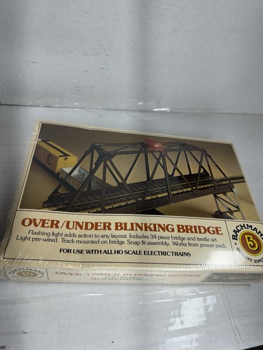 Bachmann Escala Ho #3030 Sobre/Bajo Puente Parpadeante Para Tren Conjunto Diseño Paisaje | Condition: New