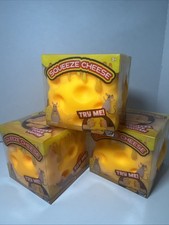 Sunny Days Jumbo Squeezy Cheese Yellow Squishy Toy Stres Relief Sensory FreeShip