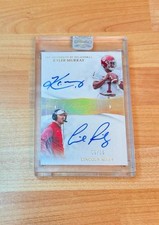 2019-20 Flawless Dual Signatures Kyler Murray & Lincoln Riley /10 Encased Auto🔥