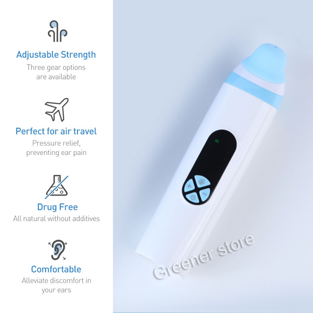 Portable Electric Ear Pressure Relief Eustachian Tube Rechargeable For Tinnitus