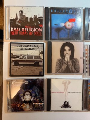 Box of 15 Rock, Punk, New Wave, Metal CDs - VG+  LIST IN DESCRIPTION - Box B1