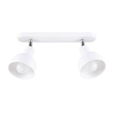 Minimalistischer Deckenstrahler doppelt weiß 2xE27 15W ELBA SL.1314 Sollux Light