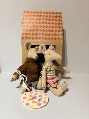 Maileg Mama & Papa Mäuse in einer Hausbox - Sammlung 2013