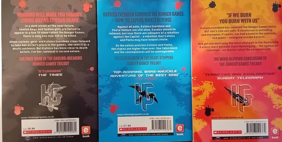 9 Books Teen YA Action Adventure Fantasy Hunger Games Divergent Dark Materials - Image 3 of 4