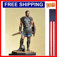 1/24 Scale 75mm Resin Body Assembled Model Kit Ancient Spartan Warrior Histor...