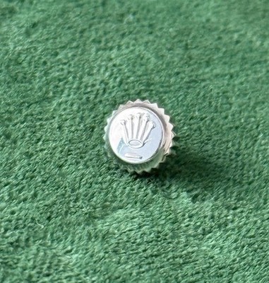Genuine Rolex 24-724-0 7mm Steel Watch Crown for Milgauss & Sky-Dweller Air king