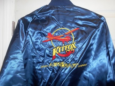 Kitfox - Denney Aircraft Company mens Bomber Jacket sz L