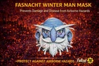 Fallout 76 Fasnacht Winter Man Mask PS4 PS5 Rare Event Apparel Fast