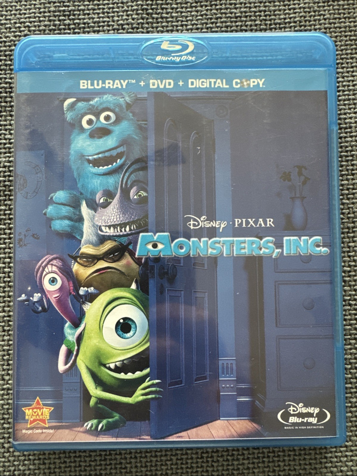 Monsters, Inc. Four-Disc Blu-ray/DVD Combo + Digital Copy Disney Pixar Rated G