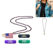 SPUNKYsoul Pretty Cute Colored Lanyard Necklace Id Badge Key Keychain Beads