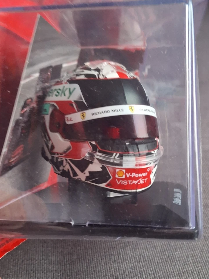 Helm Casque Casco #16 Charles Leclerc F1 Ferrari 2021 1/5 SPARK  - Bild 3 von 4