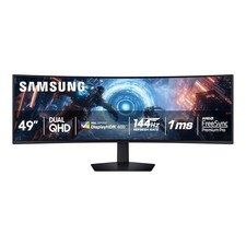 SAMSUNG 49-INCH ODYSSEY G9 DQHD 144HZ CURVED GAMING MONITOR LS49FG910ENXZA BLACK