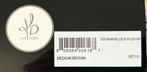 Toni Brattin 325 Marvelous Plus H F 18T111-Marrón Medio Nuevo En Caja - Imagen 18 de 18