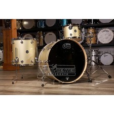 DW Performance 3pc Drum Set 22/13/16 Hard Satin Gold Mist