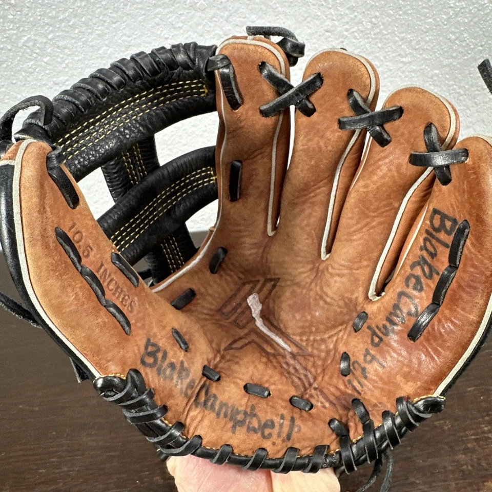 "Guante de béisbol Kelley GS105 de cuero para niños mano derecha lanzamiento 10,5""" Foto 4 de 4