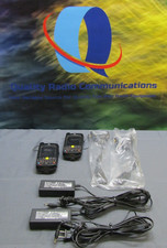 LOT OF 2 Motorola Zebra MC67ND 2D Barcode Scanner w Charging Cradle Power Cord