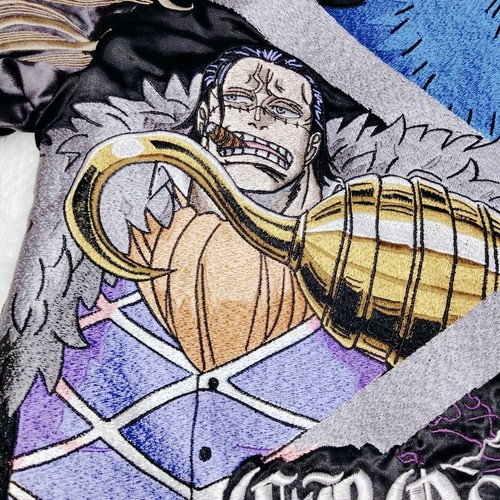 One Piece Cross Guild Reversible Sukajan Jacket Karakuri Tamashii Embroidered - Picture 4 of 16