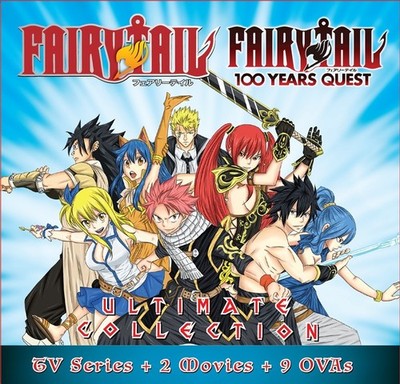 DVD Anime Fairy Tail Ultimate Collection TV Series Season 1-9 (1-328) Movie+OVA