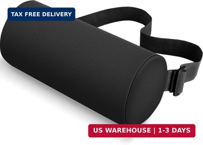 CushZone Lumbar Roll Support Pillow for Office Chair, Car, Gaming Chair, Memory