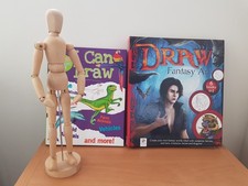 IKEA Posable Jointed Mannequin Figure Sketch Model &I Can Draw&Fantasy art books