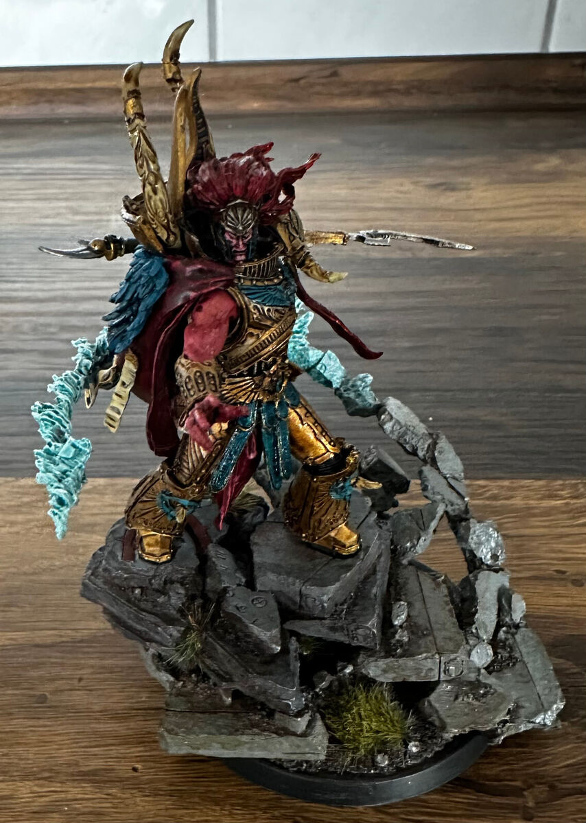 Games Workshop Warhammer 40000 Thousand Sons Magnus The Red Pro Painted