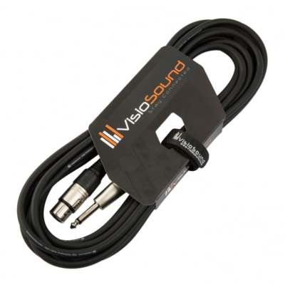 XLR-Buchse auf 6,35 mm 1/4'' Mono Klinkenkabel/Mikrofon/Signalkabel/6 Farben