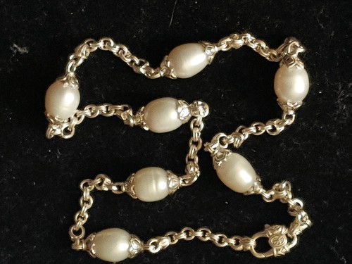 Collar de cadena Scott Kay de 17 pulgadas de plata de ley y perlas - Imagen 7 de 16