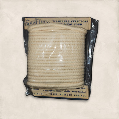 Vintage 20 Yards Harmony House Washable Cellulose Seaming Cord Sears, Roebuck