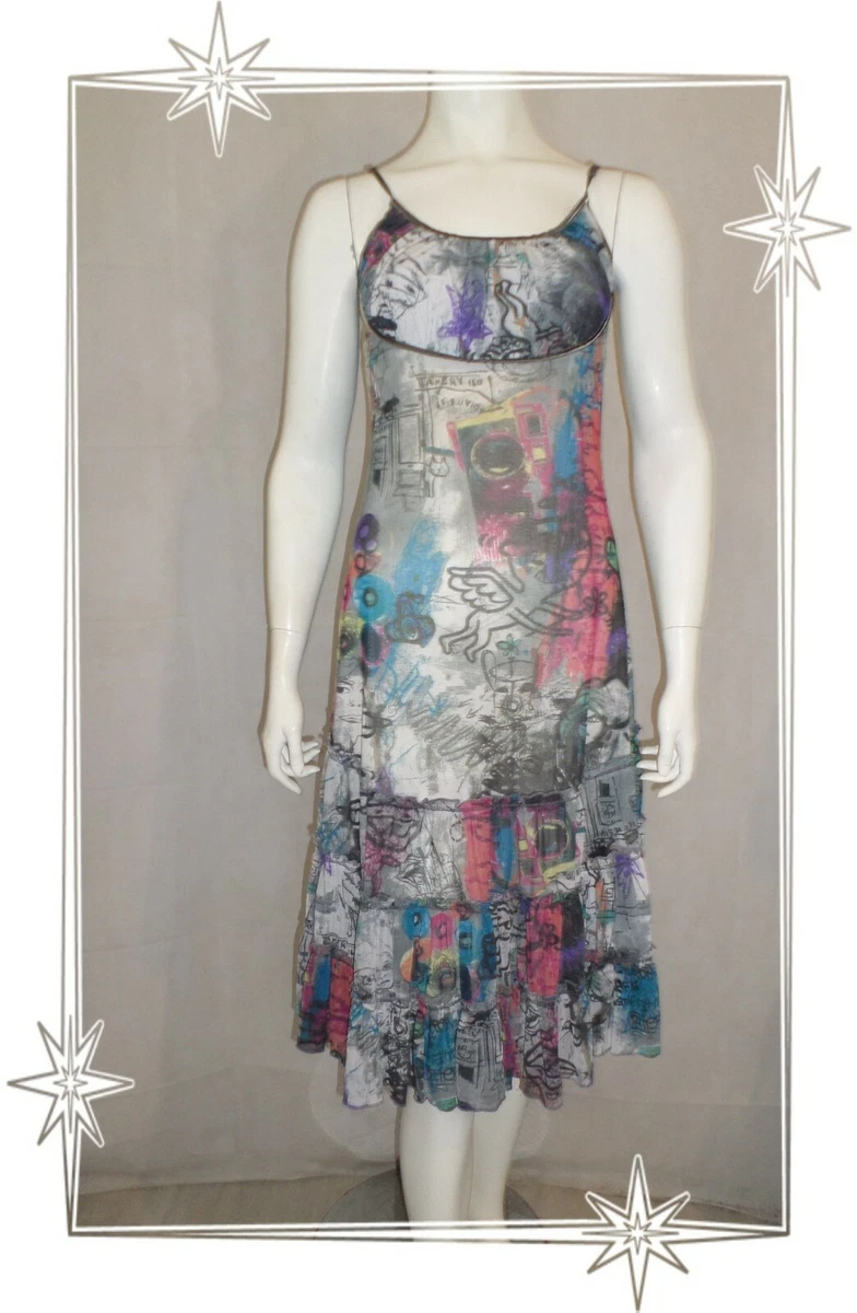 Robe Noire Et Blanche Lulu H - Taille S/M (40) - Style Débardeur - Occasion Très Bon état