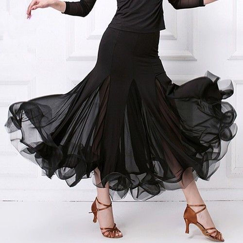Waltz Modern Dance Maxi Skirts Performance Tango Fox Trot Rhythm