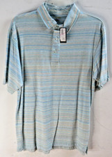 F/X Fusion Small Space Dye Polo Casual Button-Up Dress Shirt NWT NOS