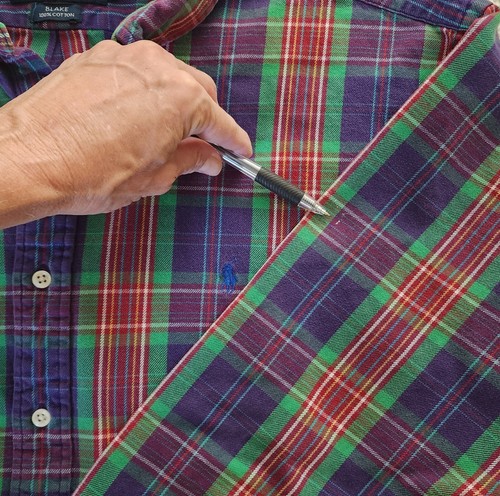 3 Vintage POLO RALPH LAUREN sport blake workshirt Flannel XL Button Up 90s Plaid - Picture 5 of 7