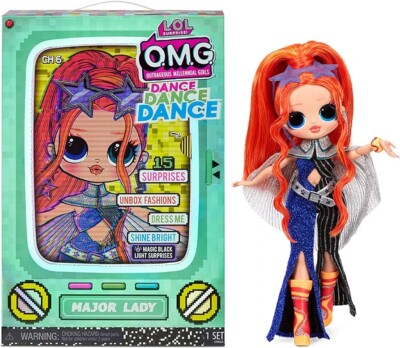 LOL Surprise OMG Dance Major Lady Fashion Doll Stardust Queen Big
