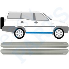 TERRANO 2 1993-2006 Tôle de Réparation de Seuil / Droite = Gauche / Paire