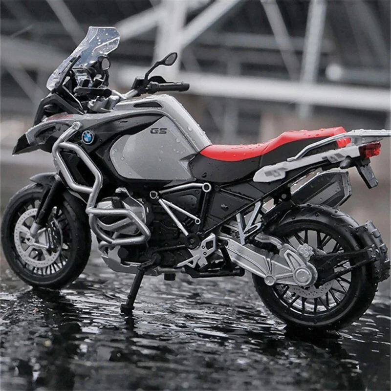 1:12 Scale Model For BMW R1250GS Racing Motorcycle Diecast Metal Sports Bike - Image 3 of 4