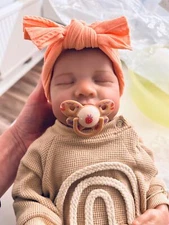 Real Life Reborn Baby Dolls 19" Handmade Sleeping Newborn Realistic Baby Doll