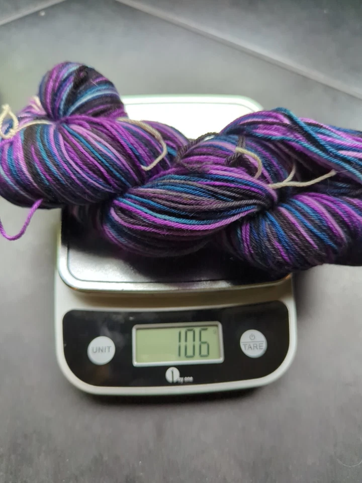 Set Of 3 Sock 100gr Skeins Of Mystery Sport?   Sock?  Soft And Plied & Hand Dyed - Image 2 of 4
