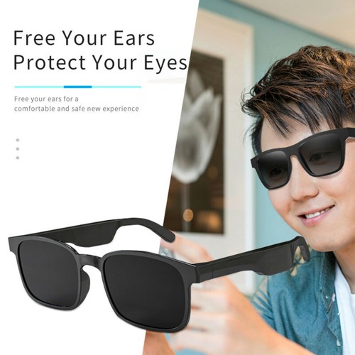Polarized bluetooth Sunglasses Headphones With Stereo Speaker Smart Glasses - Picture 7 of 8