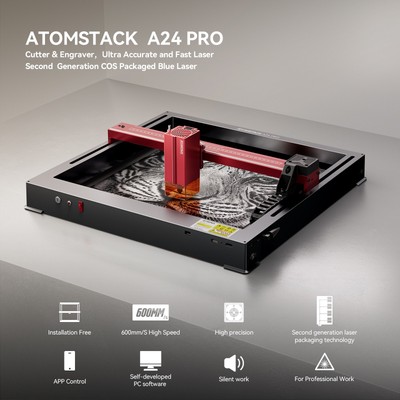 ATOMSTACK A24 Pro 20W Optik Lasergravur-Schneider für Holz & Metall EU