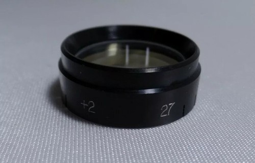 r +2 Close-Up 2x IPZ Ø27mm Russian Vintage Slip On Light Filter for Lens 3289 - Picture 2 of 3