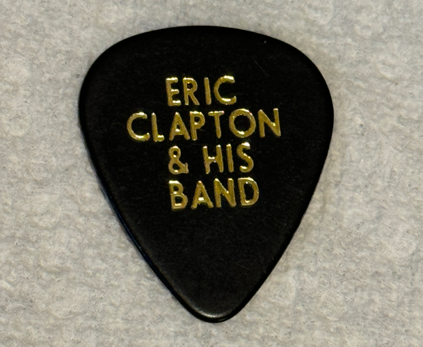 ERIC CLAPTON & HIS BAND GUITAR PICK 2006 - 2007 WORLD TOUR RARE