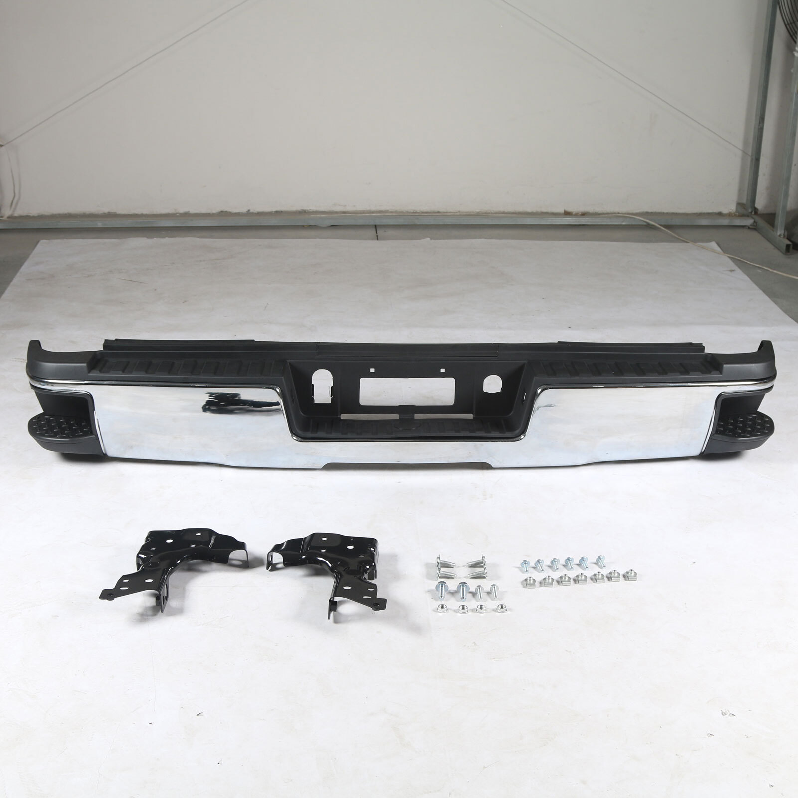 NEW Complete Rear Bumper Assembly For 2015-2019 Silverado Sierra 2500 3500 GA