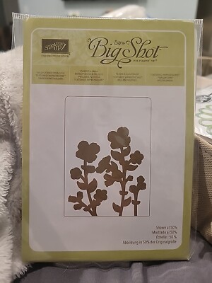 Stampin Up Sizzix Big Shot Wildflower Meadow Embossing Folder