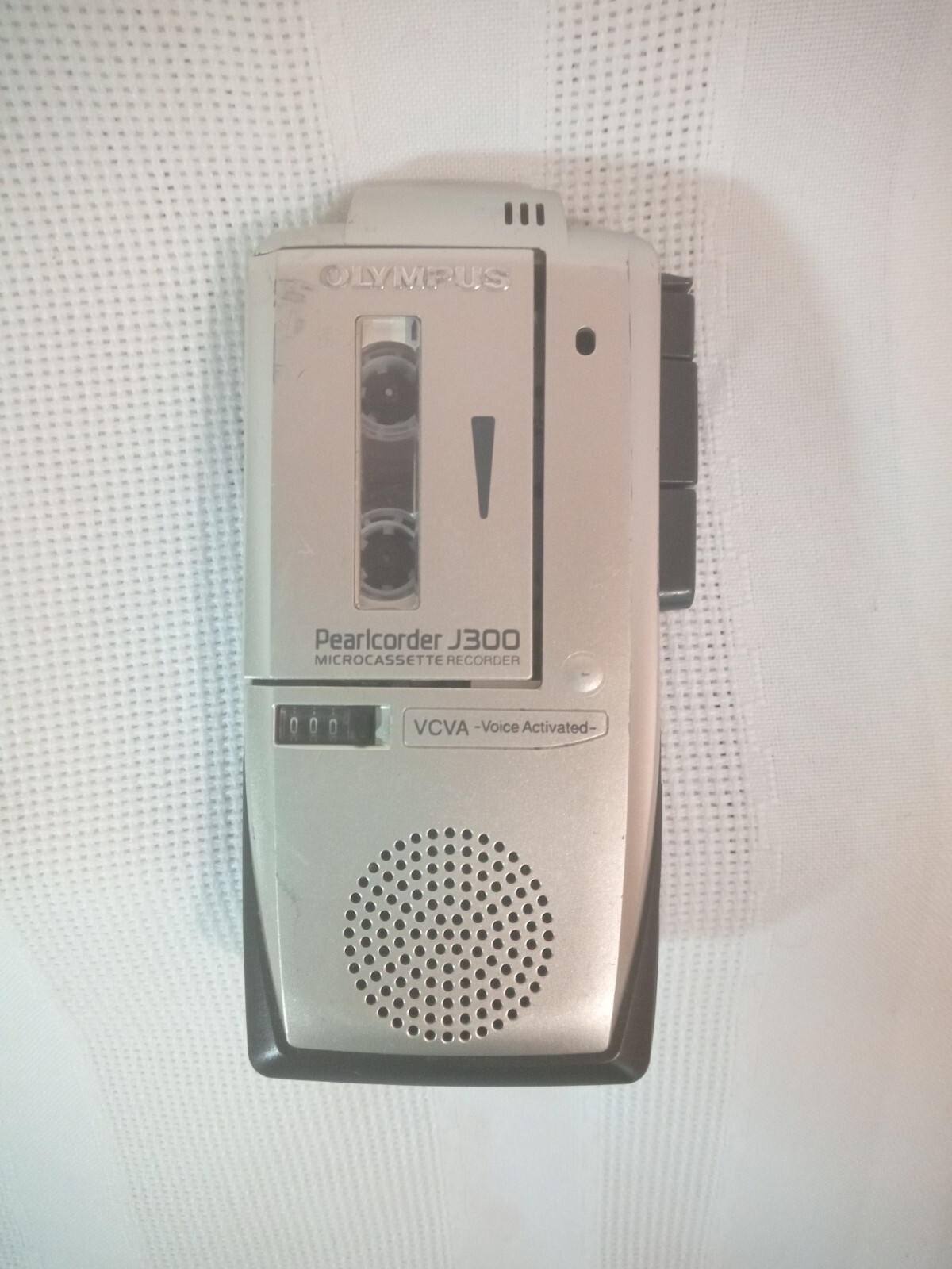 Olympus Pearlcorder J300 Microcassette Recorder Voice Activated Tested&nbsp;&nbsp;