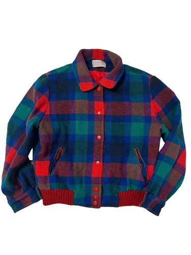 Pendleton Wool Jacket Kids Colorful Checkered Size Medium ? Thinsulate 80s 90s - Picture 10 of 20