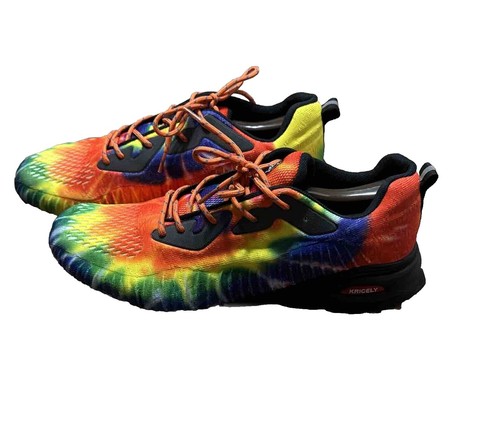 Kricely Mens Hiking Shoes Sz 15 Rainbow Color X Grip Trail  display picture 3