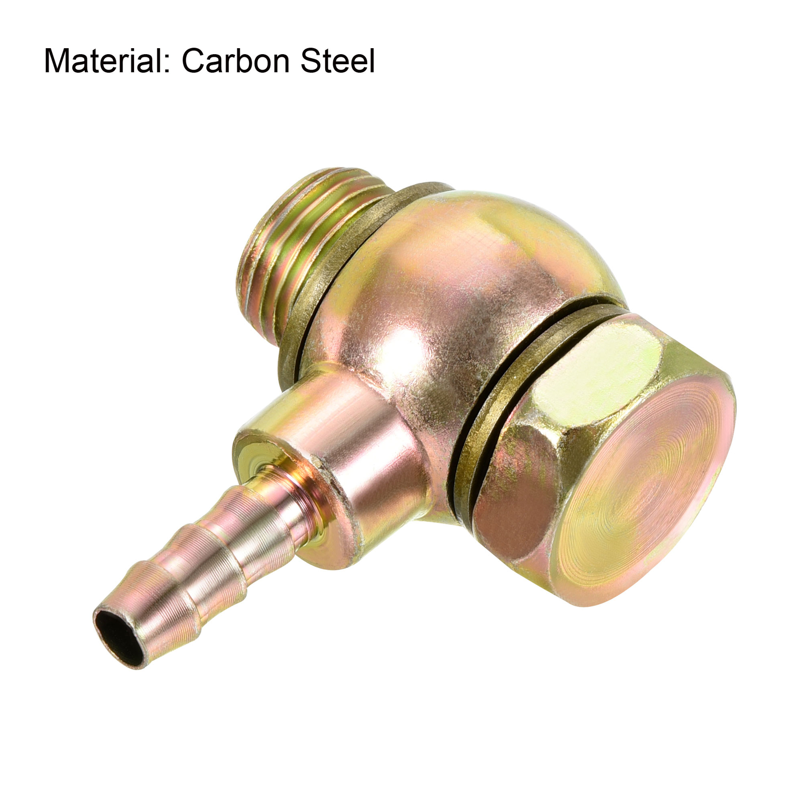 2Pcs 8mm Barbed M16x1.5 Male Thread Hose Fittings Elbow Connectors