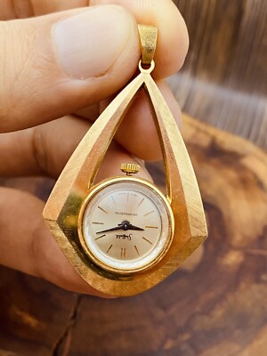 Sheffield pendant watch Vintage Lady Sheffield Swiss Pendant Watch with 24 inch  main image 2