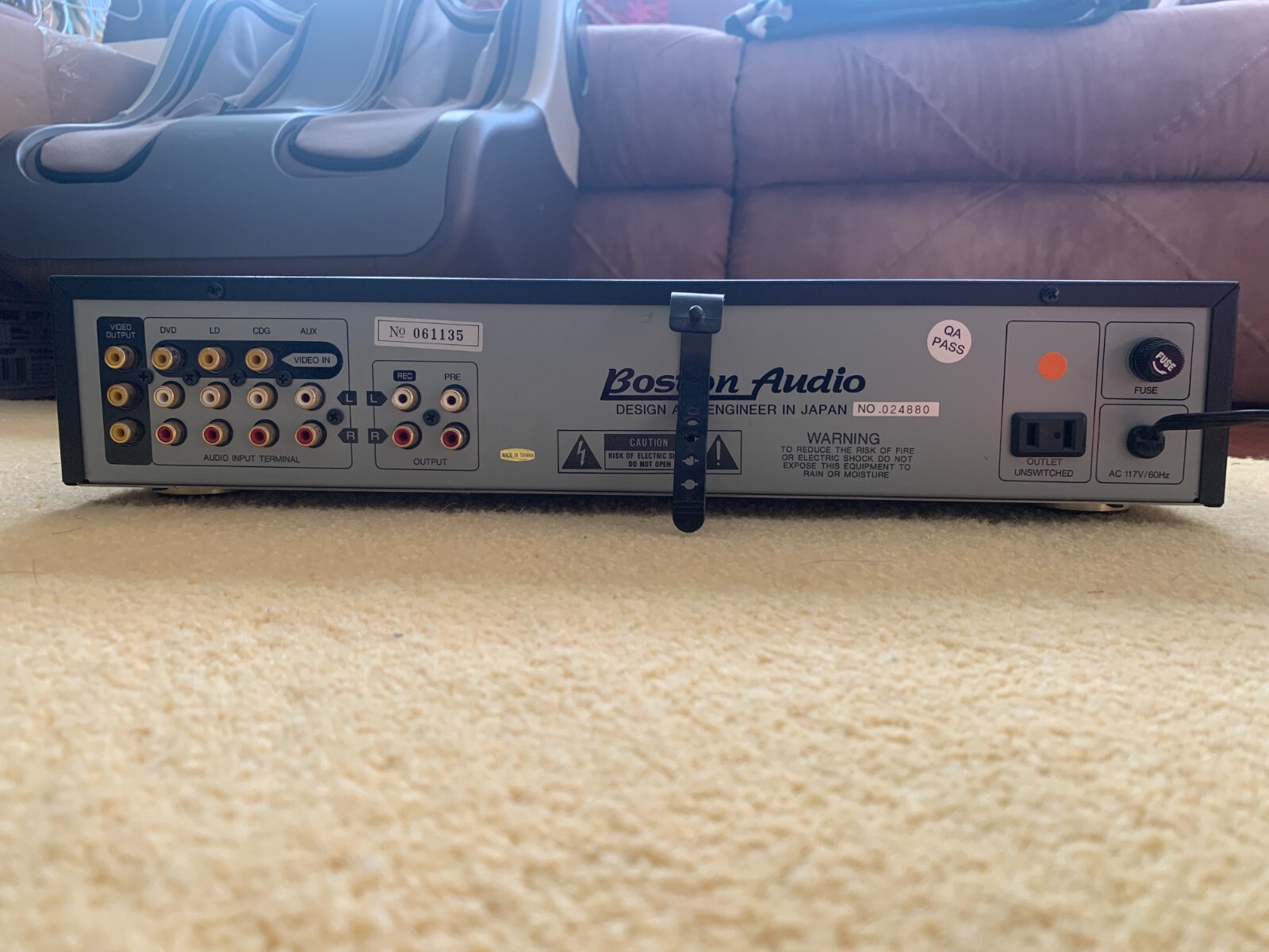 Boston Audio BA3800PRO Karaoke Mixer with Remote Control eBay