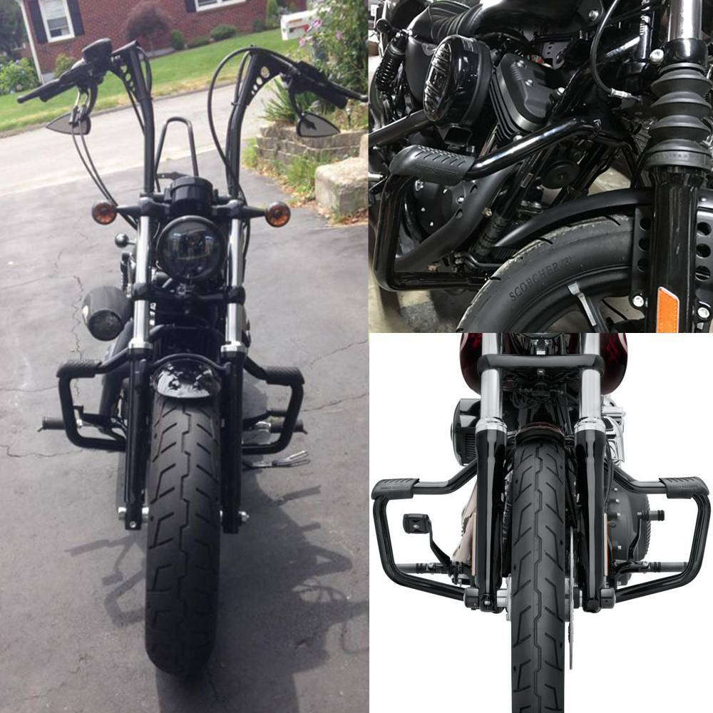 Harley-Davidson Sportster 2007 Motorcycles Chrome Engine Guard Crash Bar For Harley Sportster XL 883 & 1200 (2004-2022) – 1-1/4 Tube Harley-Davidson Sportster 2014 Motorcycles